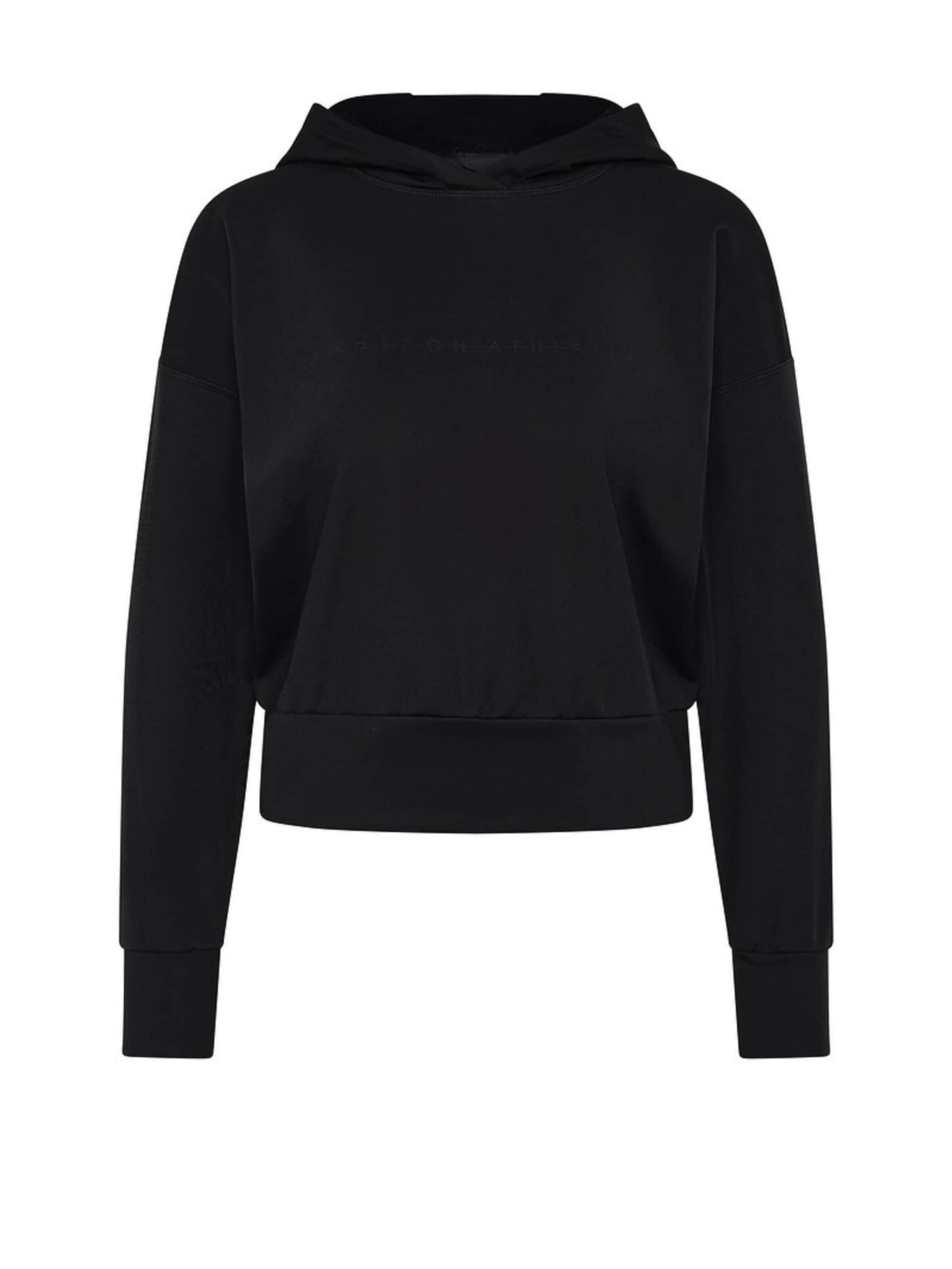Pull-over de sport 'Tomaree Hoodie' Horizon Athletic en noir : devant