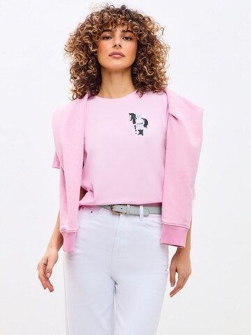 CAT by Maniita Lacitta Shirt RIDER CAT in Pink