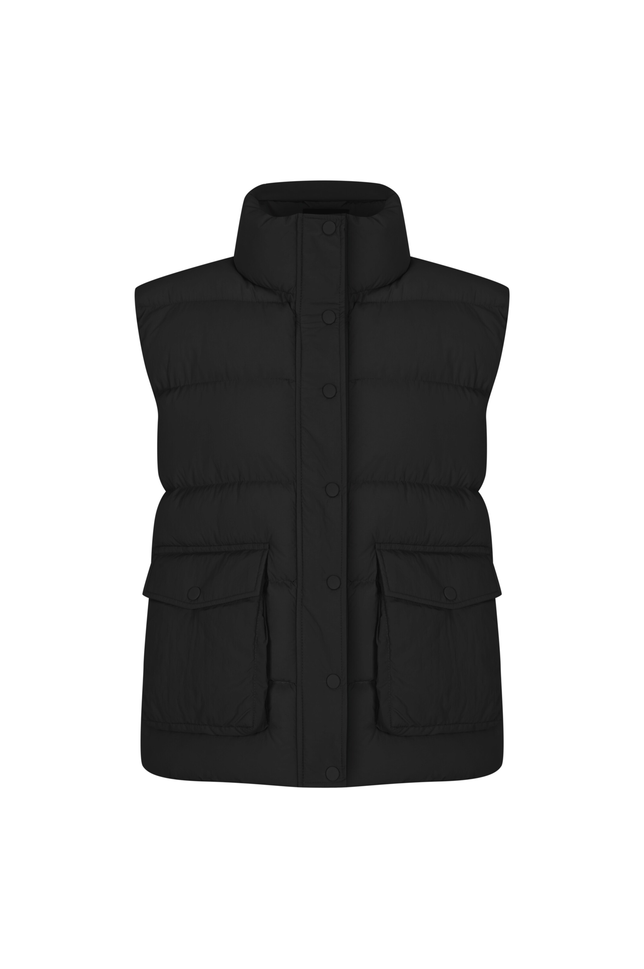 FRESHLIONS Vest 'Fabiana' in Black: front