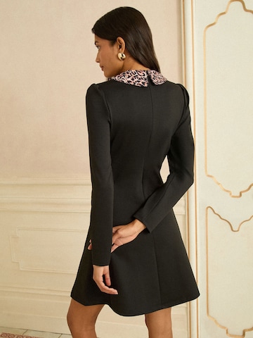 Robe love & roses en noir