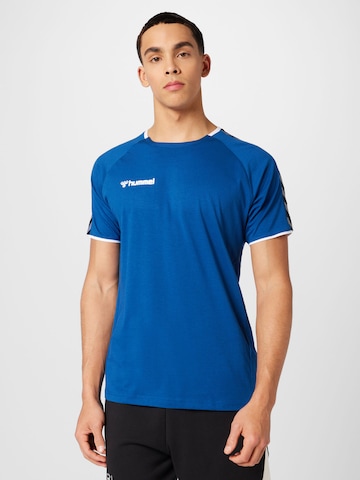 Hummel Funkčné tričko - Modrá: predná strana