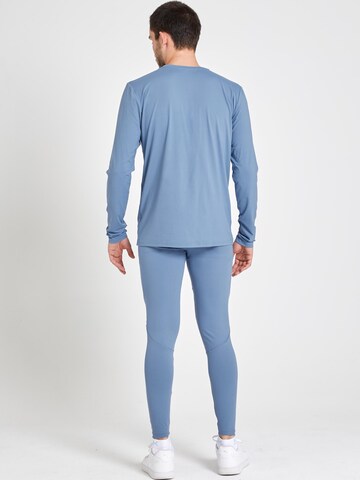 Coupe slim Pantalon de sport 'Long Running Tights' SPORTKIND en gris