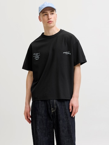 JACK & JONES T-shirt 'JORSanremo' i svart: framsida