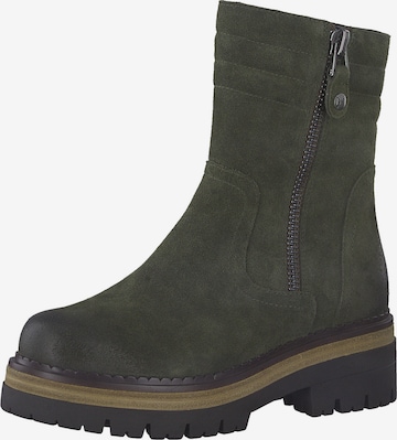 MARCO TOZZI Ankle Boots in Green: front