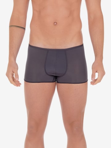 HOM Boxershorts 'Plumes' in Grijs: voorkant