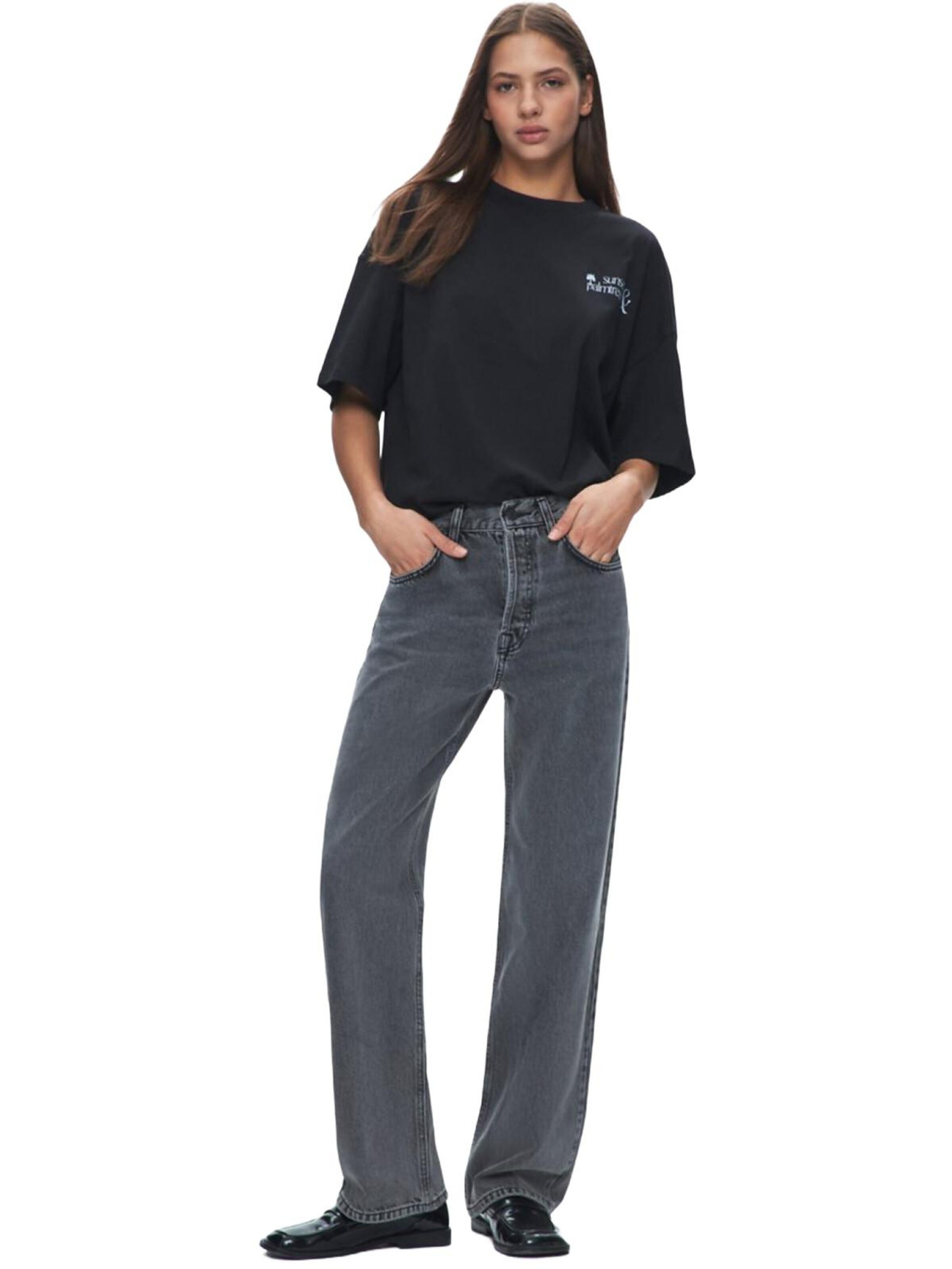 regular Jeans 'LTB Jeans Vanetta Straight Leg High Waist Jeanshose' di LTB Jeans in grigio: frontale