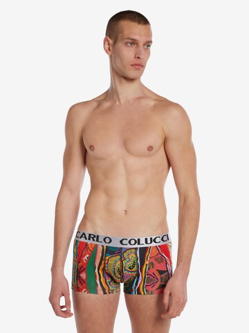 Carlo Colucci Boxer shorts 'Dal Fovo' in Black: front