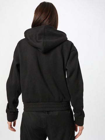 PUMA Athletic Zip-Up Hoodie in Black