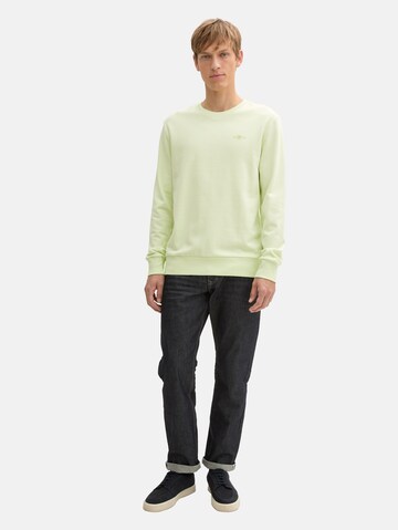 TOM TAILOR Sweatshirt in Green