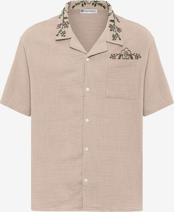 DandaloComfort Fit Košulja - smeđa boja: prednji dio