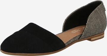 Slipper 'JUTTI DORSAY' di TOMS in nero: frontale