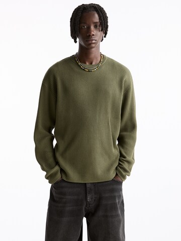 Pull&Bear Sveter - Zelená: predná strana