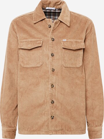 LTB Button Up Shirt 'YALOHO' in Beige: front