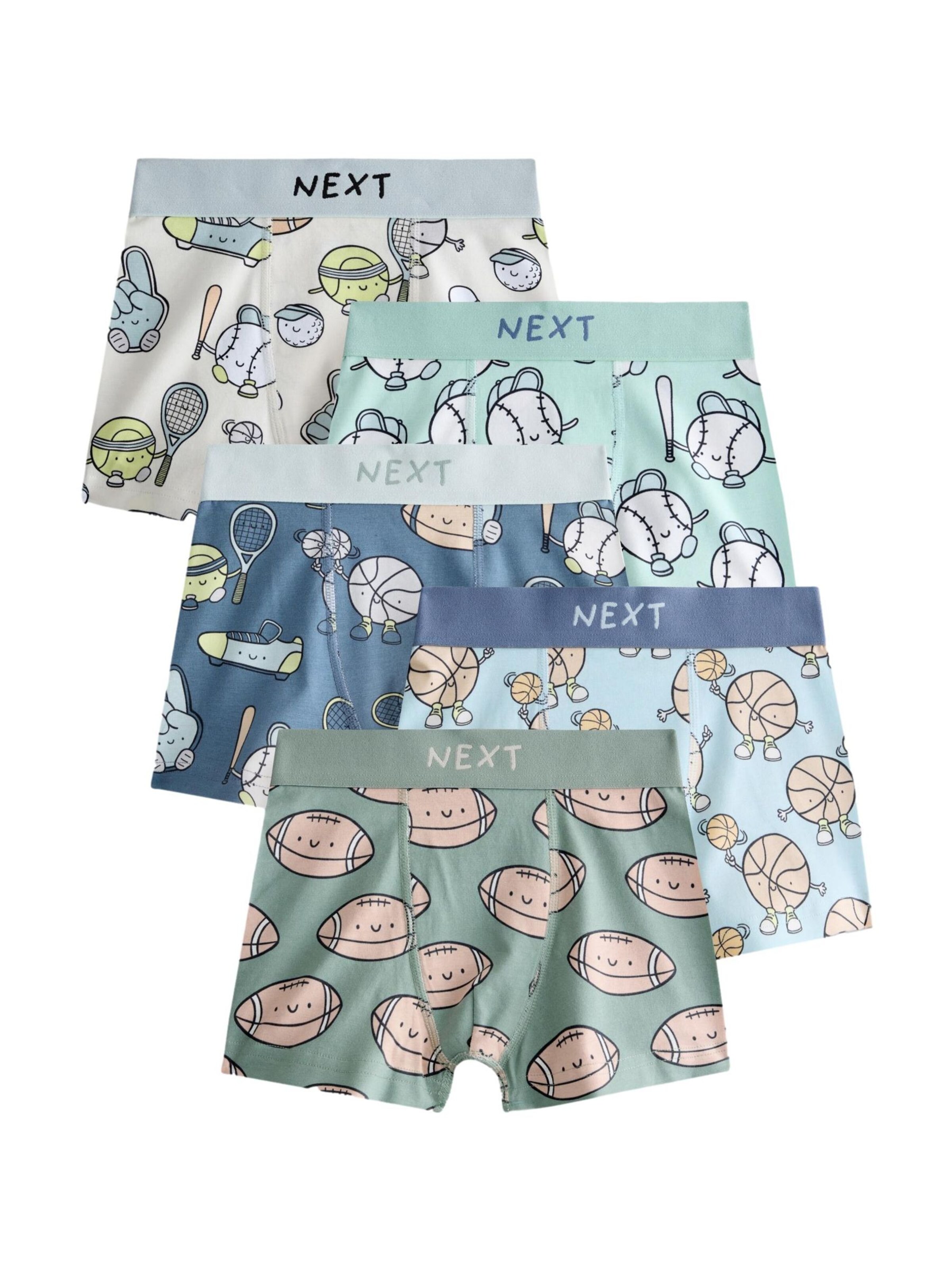 Next Boxershorts in Blau: Vorderseite