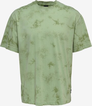 Only & Sons Shirt 'Wagner' in Groen: voorkant