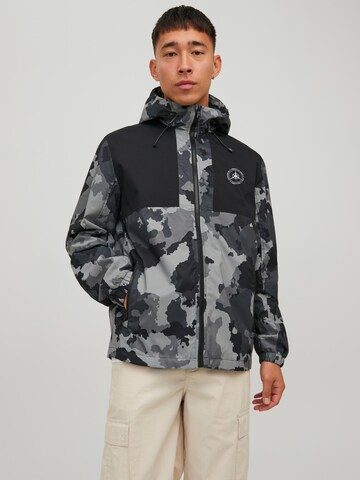 JACK & JONES Performance Jacket 'Filo' in Grey: front