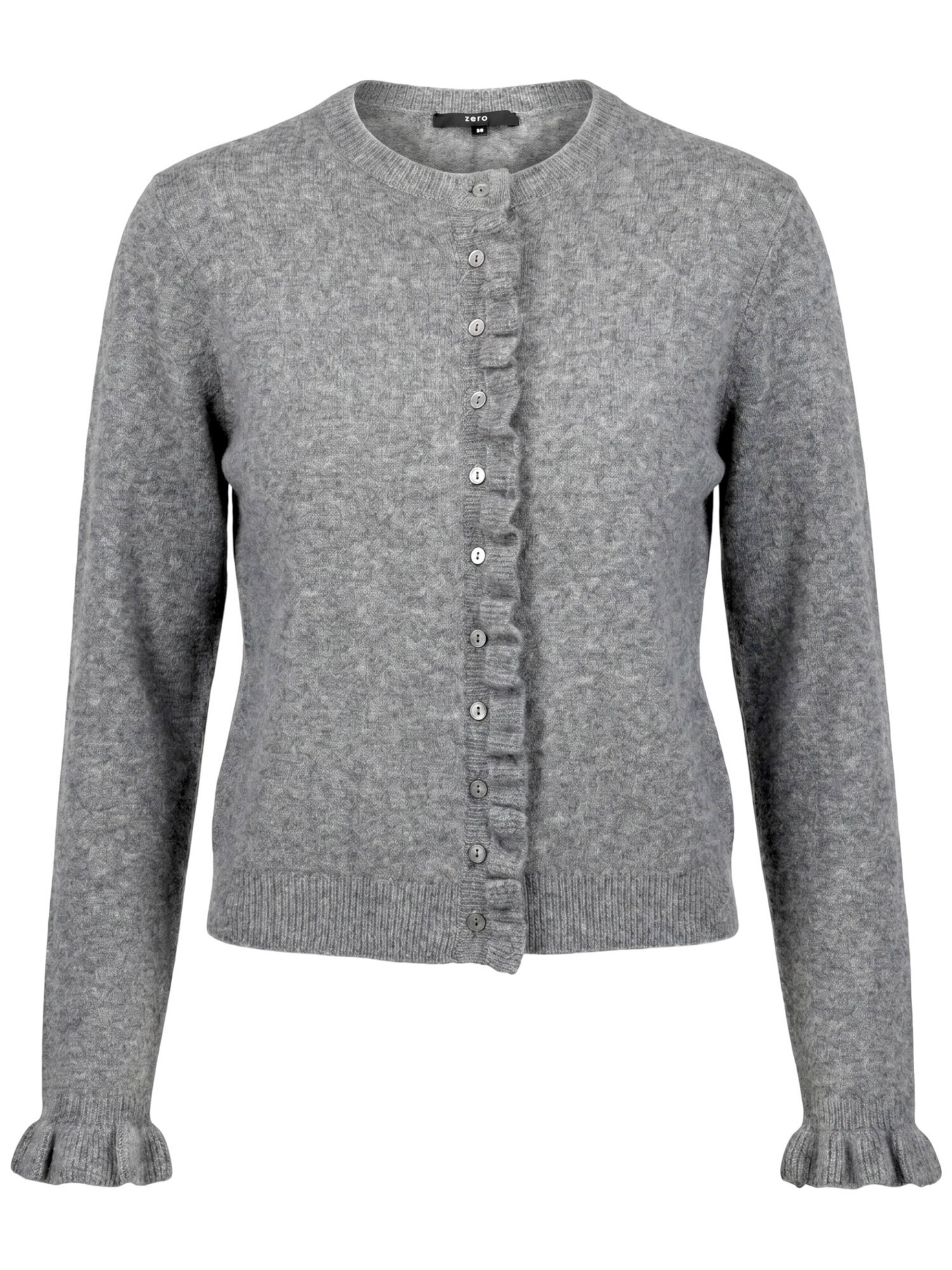 Cardigan zero en gris : devant