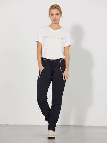 RUE de FEMME Regular Broek ' 5328RDFNewColumbine ' in Zwart: voorkant