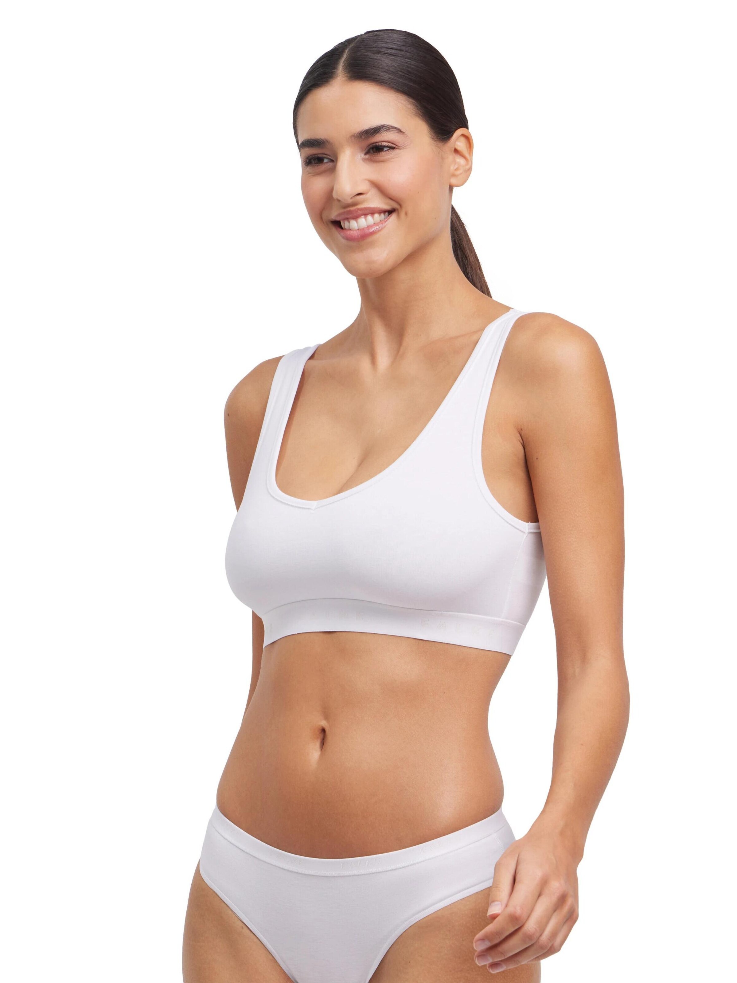 FALKE Bustier BH '2-Pack'‌‌ in Weiß