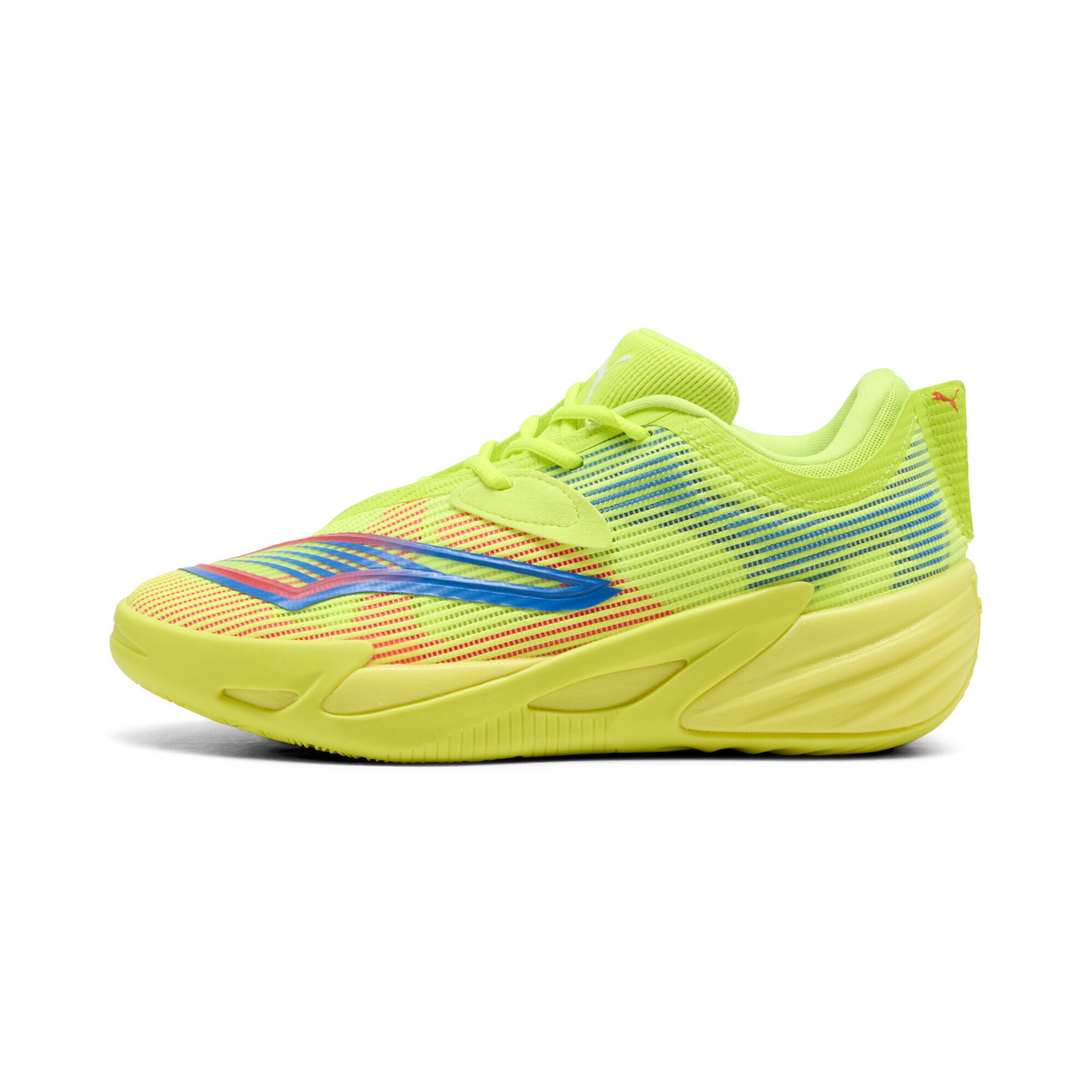 PUMA Sportschuh 'All-Pro Nitro 2' in 44 in blau / neongelb / orange, Produktansicht