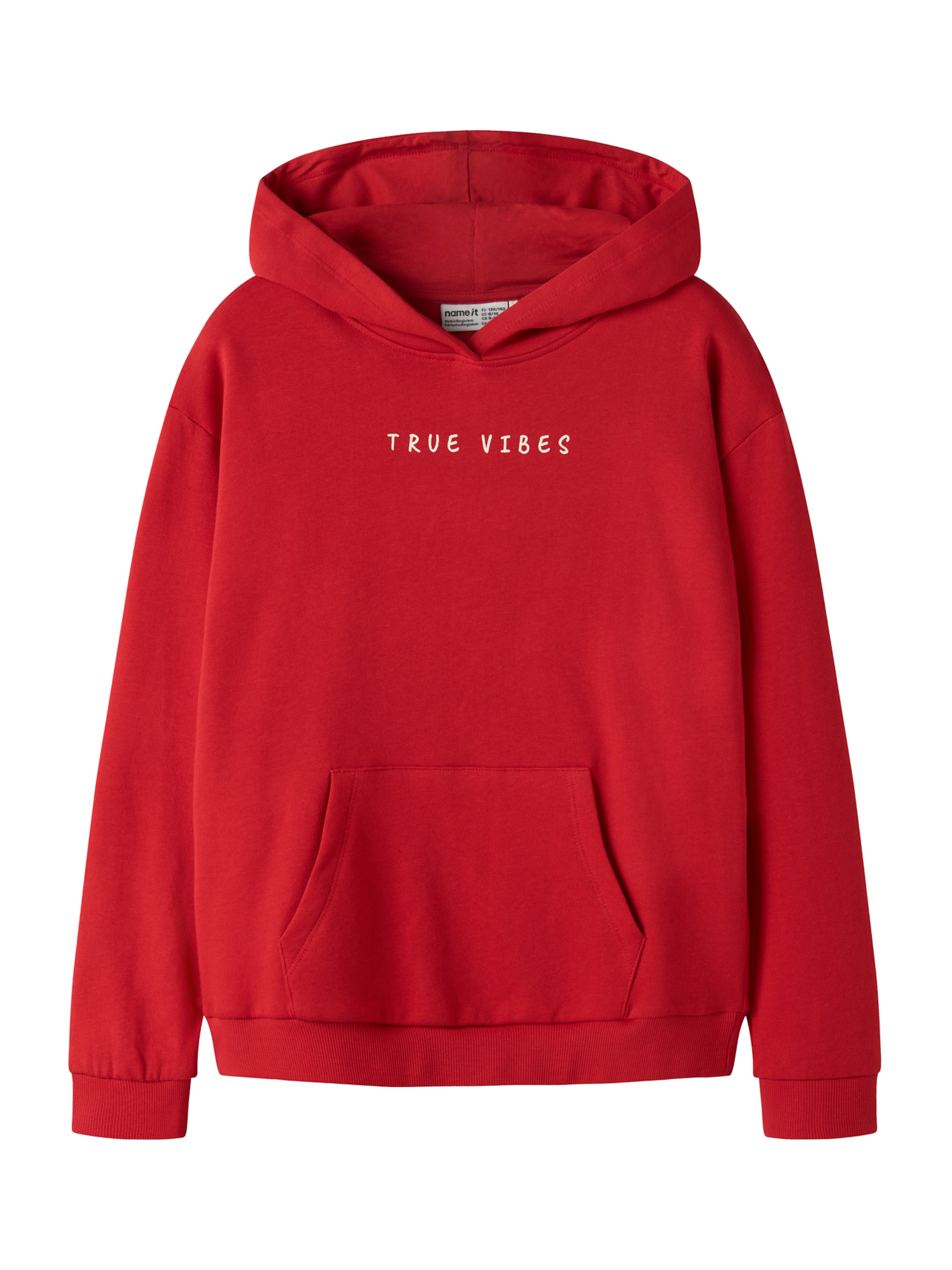 Sweat-shirt 'NKFLILKEN' NAME IT en rouge : devant