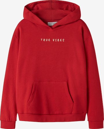 Sweat-shirt 'NKFLILKEN' NAME IT en rouge : devant
