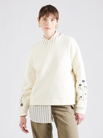 VERO MODA Sweatshirt 'IVY' i beige: forside