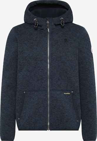 Schmuddelwedda Fleece jacket in Blue: front