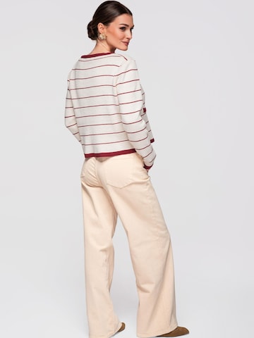Ombre Strickjacke‌‌‌ in Beige
