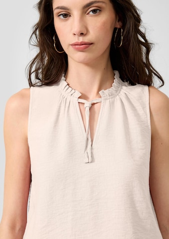 QS Bluse in Beige