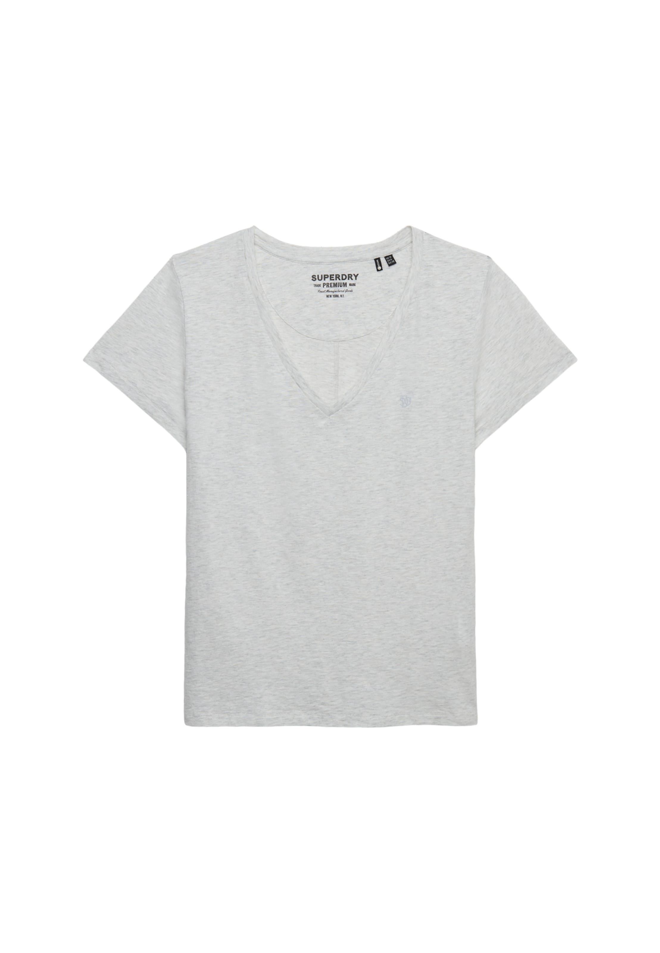 Superdry Shirt 'Studios' in Grijs: voorkant