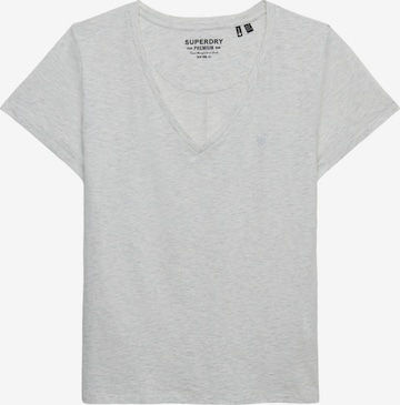 Superdry Shirt 'Studios' in Grijs: voorkant
