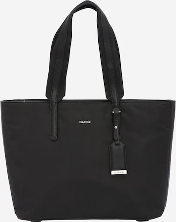 Cabas Calvin Klein en noir : devant