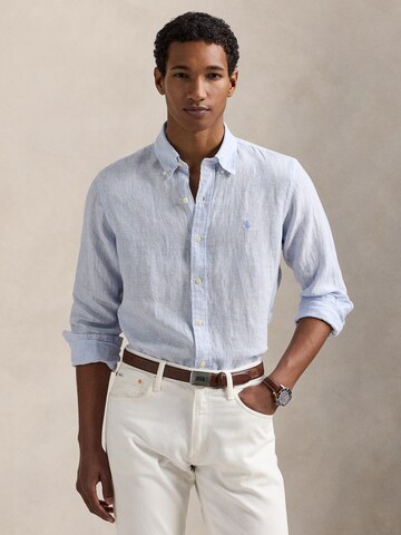 Polo Ralph Lauren Regular fit Πουκάμισο σε μπλε: μπροστά