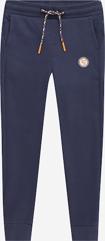 GARCIA Tapered Pants in Blue: front