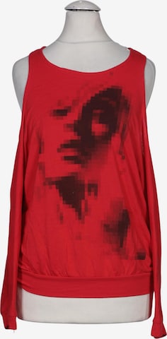 Motel Langarmshirt XXXS-XXS in Rot: Vorderseite