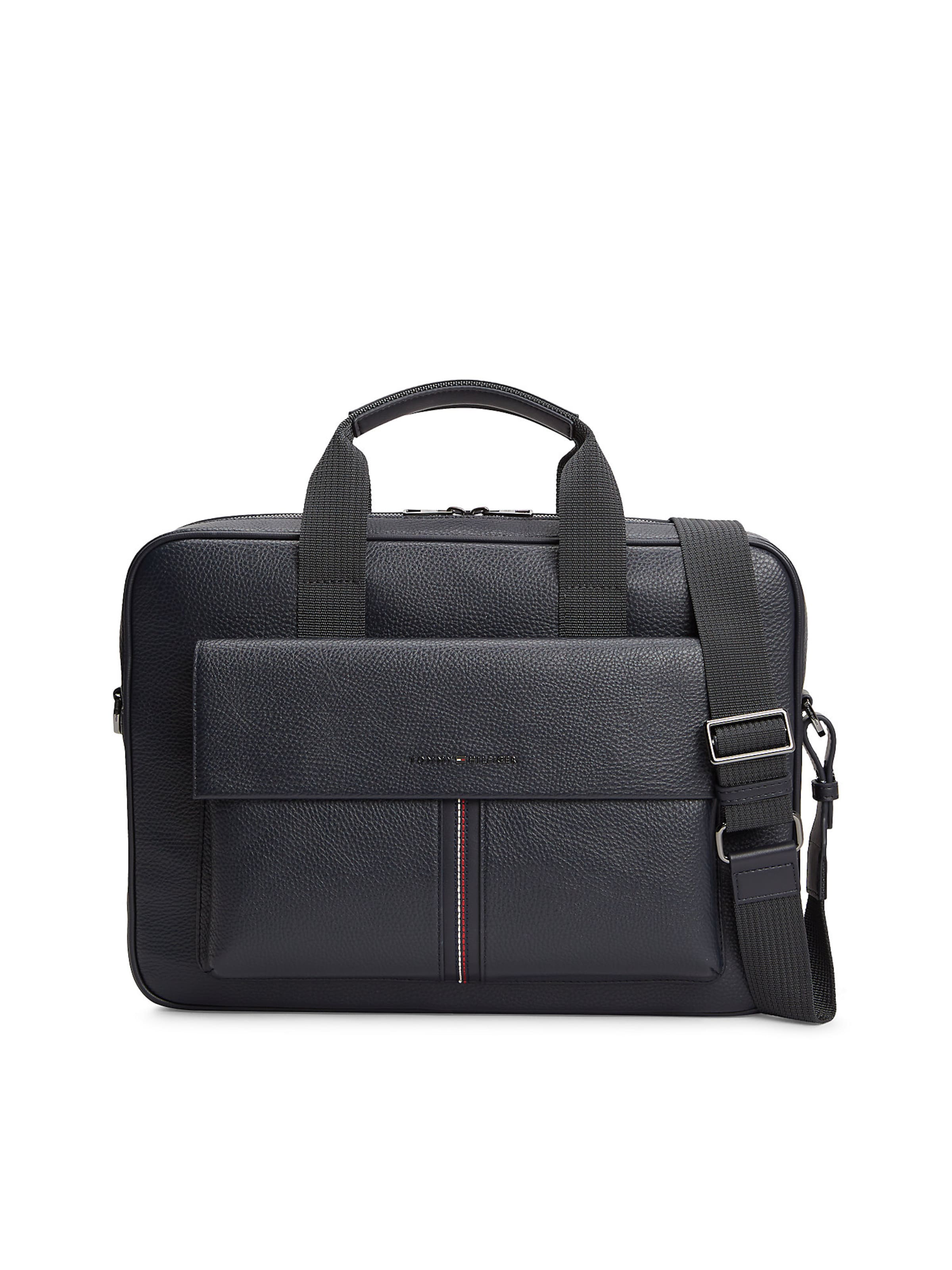 Sac d’ordinateur portable TOMMY HILFIGER en bleu : devant