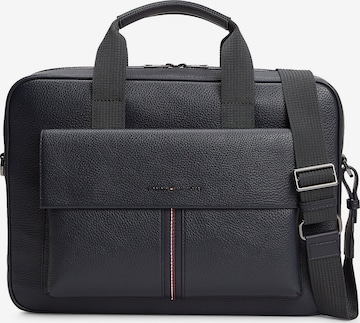Sac d’ordinateur portable TOMMY HILFIGER en bleu : devant
