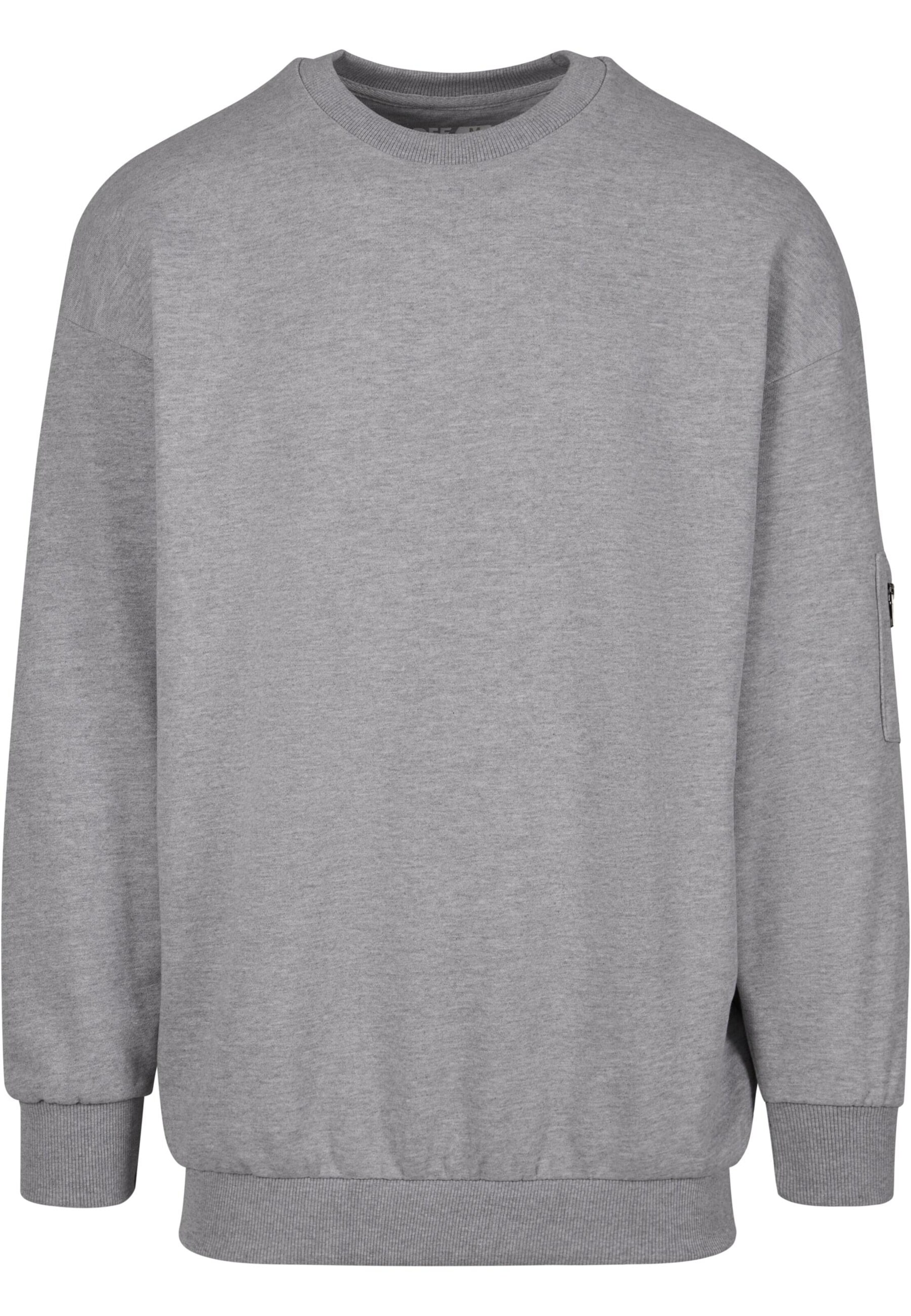 DEF Sweatshirt 'Joe' in Grey: front