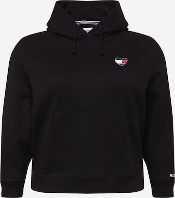 Tommy Jeans Curve Sweatshirt i svart: framsida