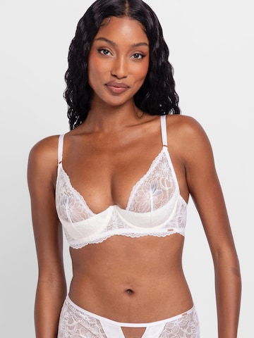 Dorina Triangel BH in Beige: voorkant