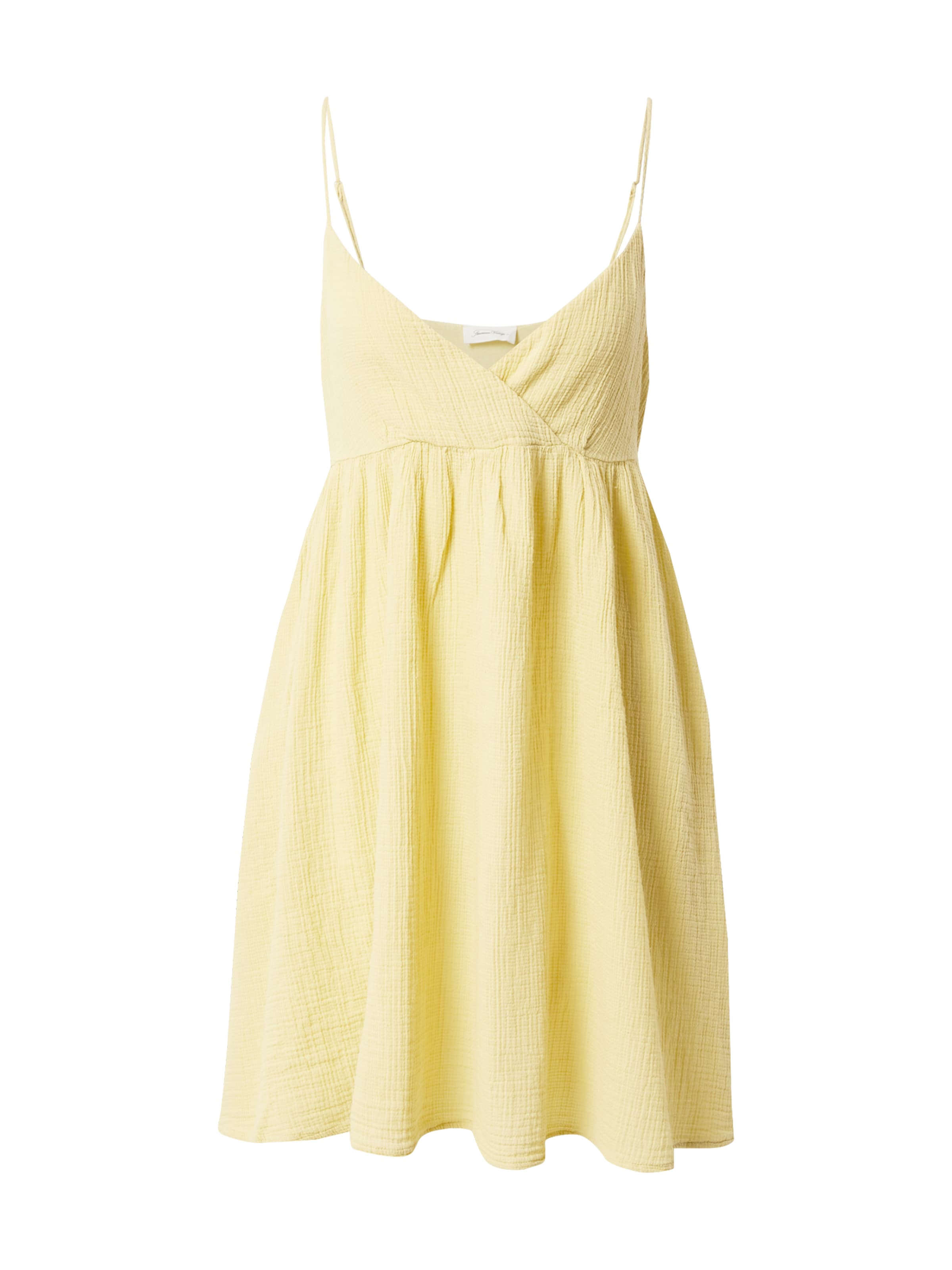 AMERICAN VINTAGE - Vestido de verano 'WELOW' en amarillo: frente