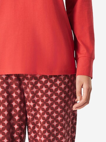 SCHIESSER Pajama ' Comfort Essentials ' in Red