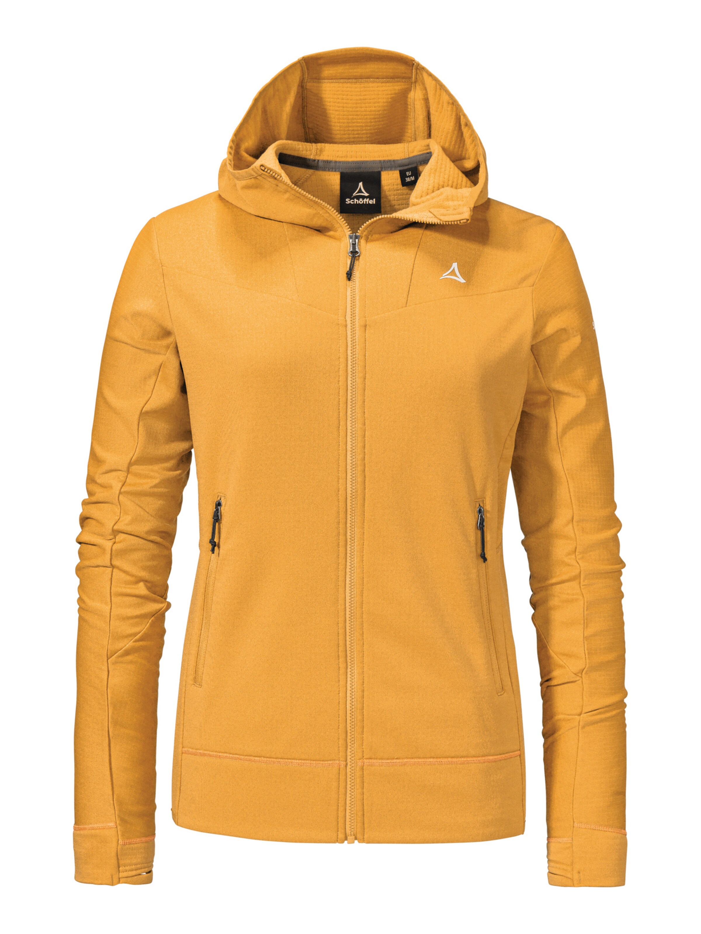 Veste en polaire fonctionnelle 'Blaueis' Schöffel en orange : devant