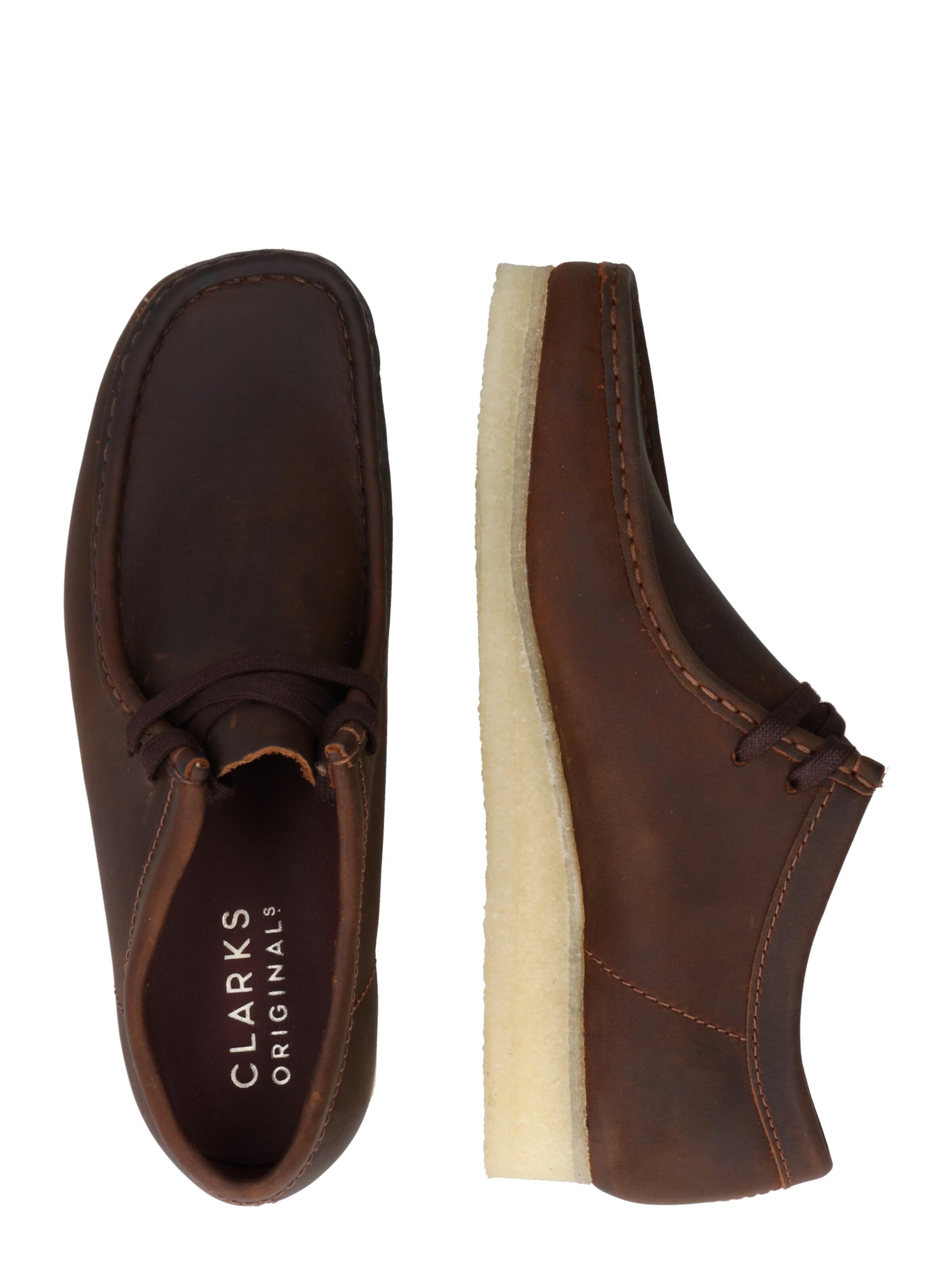 Clarks Originals Moccasins 'Wallabee' in Brown