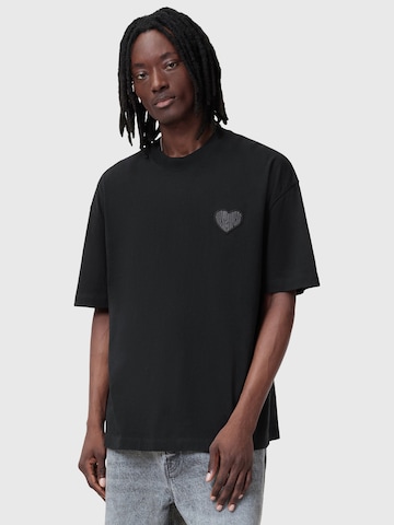 AllSaints T-shirt 'Lover Crew' i svart: framsida