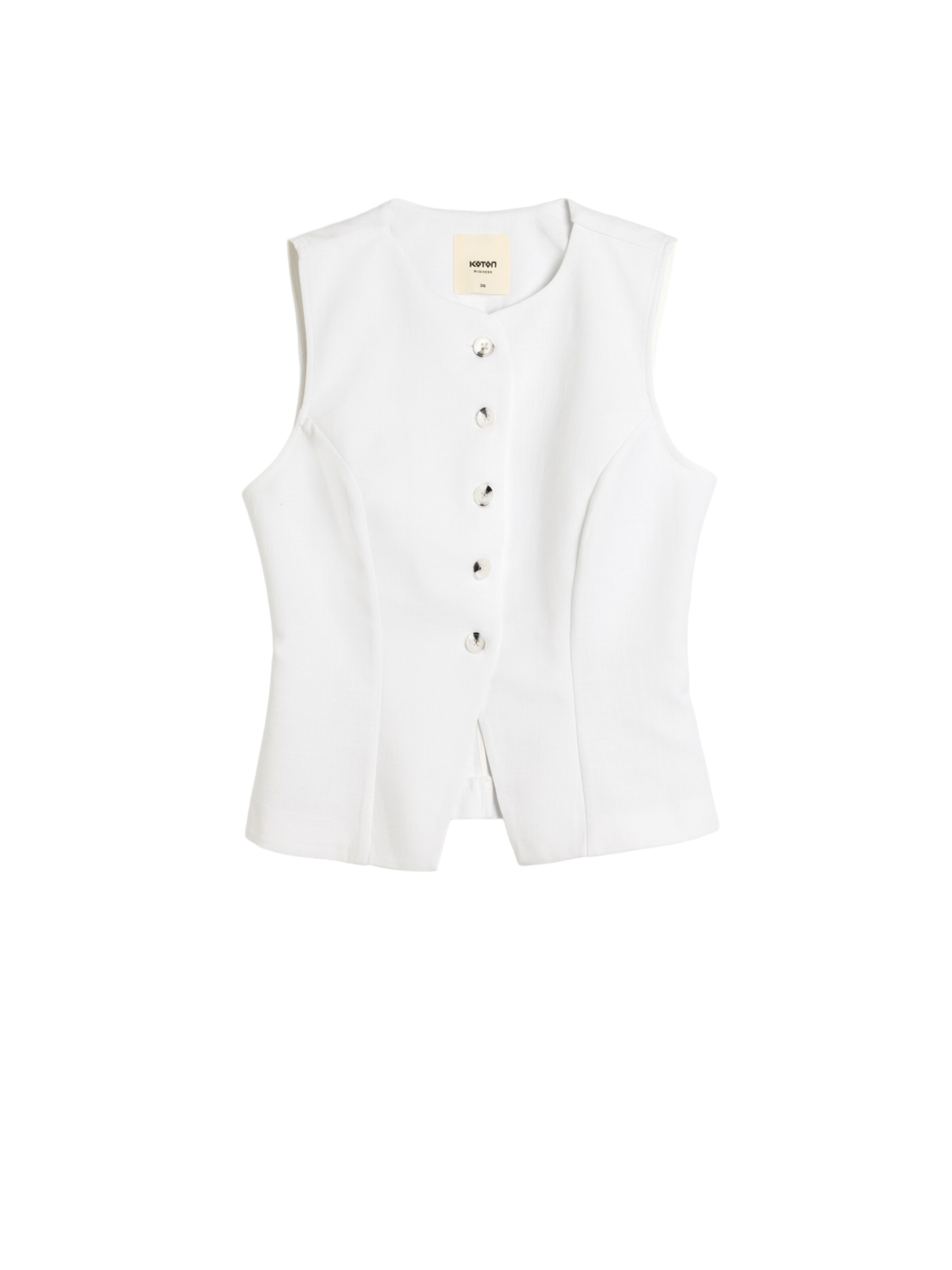 Koton Suit Vest in 34 in White, Item view