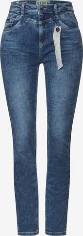 STREET ONE Slimfit Jeans in Blau: predná strana