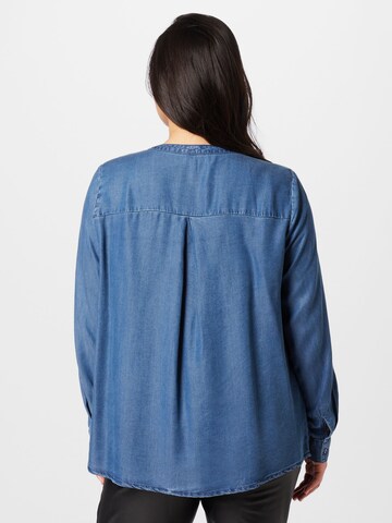 Camicia da donna 'SEMA' di ONLY Carmakoma in blu