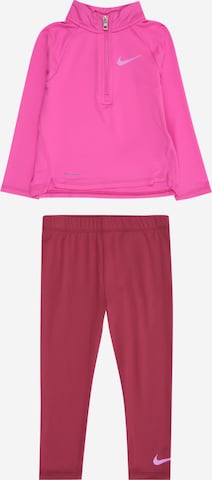 Nike Sportswear Комплект в Ярко-розовый: спереди
